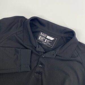 5.11 Tactical Shirt Mens Large Tall Black Polo Security Utility Performance LT